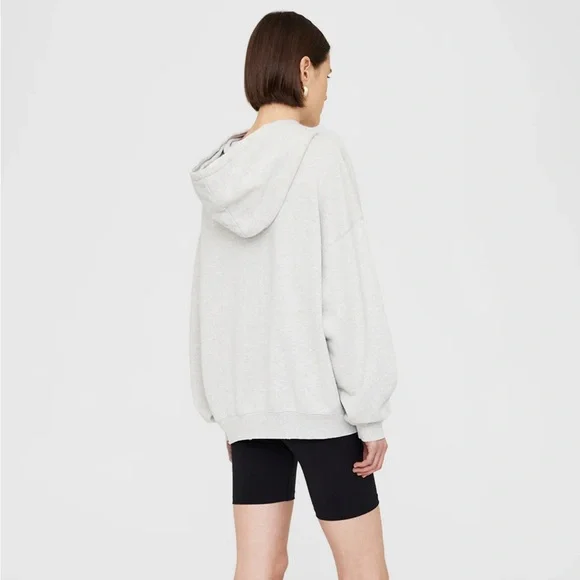 Anine Bing Sport Light Gray Hoodie - Picture 3 of 3